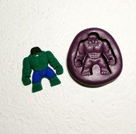 Silicone Molds Cute Avengers Superhero Silicone Molds (30mm) Cupcake Topper N7