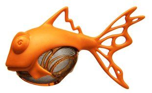 Medelco Dunkfish Tea Infuser, Orange