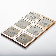 CCWY Stoneware manufacturers wholesale bamboo gongfu Tea Cup coaster Japanese creative tea saucer tea accessories... N5