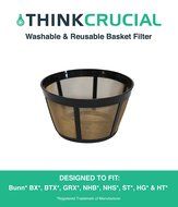 Bunn Replacement Washable Basket Coffee Filter Fits Models:BX, BTX, GRX, NHB, NHS, ST, HG &amp; HT, Designed &amp; Engineered... N2