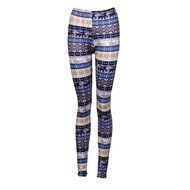 PHOTNO Women Lady Casual Skinny Christmas Print Stretchy Pants Slim Leggings N7