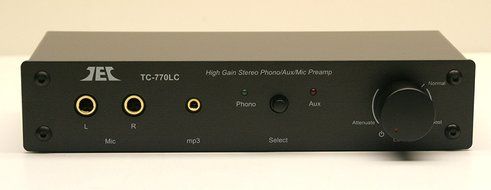 Technolink TC-770LC High Gain Phono/Mic/Aux Preamp, Premium High Output Adaptor and TC-ADUSB Digital Recording...