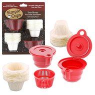 Reusable Vue K-Cup* Coffee Cups (Set of 2) with 50 Filters - 100% Compatible with Keurig Original Vue* N3