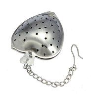 GOOTRADES Stainless Steel Heart Shaped Tea Infuser Strainer Filter Herb Steeper Hook (pack of 2) N6