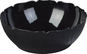Carlisle 691703 Petal Mist Polycarbonate Bowl, 9.8 qt. Capacity, 15 x 5.18", Black (Case of 4) N3