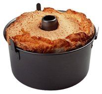 Chicago Metallic Professional 2-Piece 9.5-Inch Angel Food Cake Pan with Feet