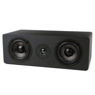 Micca MB42X-C Center Channel Speaker With Dual 4-Inch Carbon Fiber Woofer and Silk Dome Tweeter (Black, Each) N2