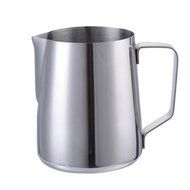 Awtang Milk Pitcher, Pointed Mouth Drawing Flower Cylinder Coffee Milk Frother N4