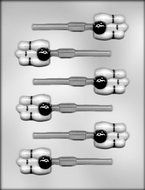 CK Products Bowling Pins and Ball Sucker Chocolate Mold