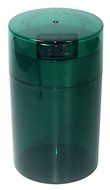Tightvac - 1 to 6 oz Vacuum Sealed Storage Container, Green Tint Cap &amp; Body