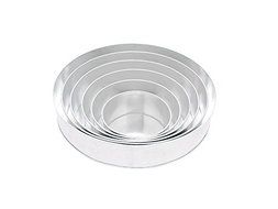 1 X 6 Tier Round Multilayer Wedding Birthday Anniversary Cake Baking Pans - Cake Tins N2