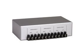 B-Tech BT12 2-Way Speaker Control (Screw Terminals) in Silver N2