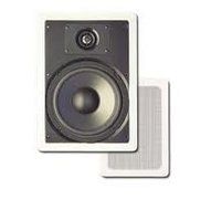 Pinnacle Speakers 8-Inch 2-Way In-Wall Speakers with Pivot Mount Tweeters (White) (Discontinued by Manufacturer)