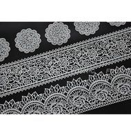 Anyana Lace Silicone Mat Silicone Mold Cake Decorating Supplies Color Pink Pastry Gum Pastry Tool Kitchen Tool... N3