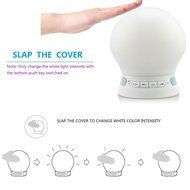 KUCAM Wireless Bluetooth 4.0 Speaker with Mood Led Night Light, App Remote Control Color Changing, AUX Audio TF...