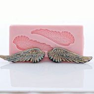 Small Angel Wing Silicone Mold Food Safe Fondant, Candy, Gum Paste,. Craft or Jewelry Mold Resin, Clay, Flexible... N2