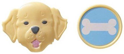 Puppy and Dog Bone Birthday Party Cupcake Rings - 24 ct