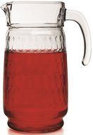 Circleware Vortex Glass Beverage Drink Pitcher, 64 Ounce, Limited Edition Glassware Drinkware Water Dispenser