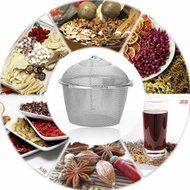 MAXGOODS Fine Stainless Steel Infuser Strainer Mesh Tea Filter Spoon Locking Spice Ball Herbal N2