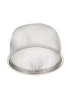 Stainless Steel Mesh Hole Tea Leaves Spice Strainer Filter 75mm Dia