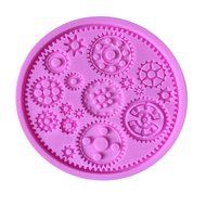 Silicone Mold Fondant Cake Decorating Tools Silicone Soap Mold Silicone Cake Mold Wheels Gear Shape N2