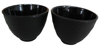 4 piece Cast Iron Tea Set Black 40 Ounce N4