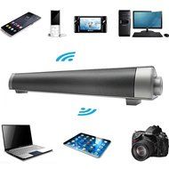 Solarphy Small Sound Bar 10W (5Wx2) Wireless Subwoofer Speaker Bluetooth 3.0 Channel Soundbar Support TF Card,... N6