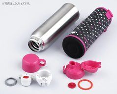 Tiger Thermal Flask Stainless Steel Bottle "Sahara" 2-Way Pink 0.8L MBO-D080-P