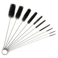 HOMEDECO 8 Inch Nylon Tube Brush Pipe Cleaning Brushes Variety Pack 10 Pcs/Set N5