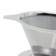 Reusable Stainless Pour Over Drip Mesh Coffee Tea Filter Holder Percolator N6