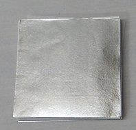 Silver Candy Foil Wrappers Confectionery Foil 125 count