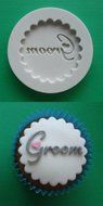 Groom- 3D Silicone Cupcake topper Cake Decorating Moulds ideal for wedding Cupcakes From Bake and Create