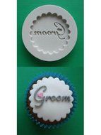 Groom- 3D Silicone Cupcake topper Cake Decorating Moulds ideal for wedding Cupcakes From Bake and Create N2