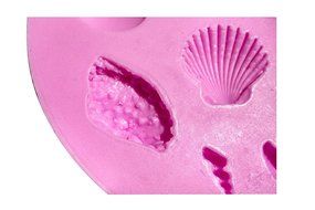 Wocuz MK582 Silicone Mini Shell Starfish Shapes Fondant Mold Candy Making Mold Cake Decoration Gum Mould N6