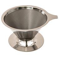 One Cup Coffee Maker by HouseBasics, Pour Over Coffee Dripper made with Stainless Steel Micro Mesh, Filterless...