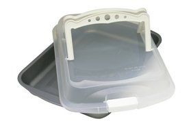 OvenStuff Non-Stick 14.5 Inch x 10.5 Inch x 2 Inch Roasting Pan with Cover and Handles