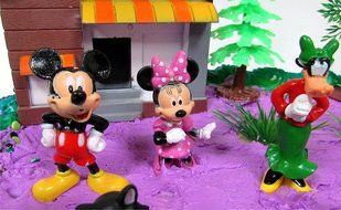 15 Piece MICKEY MOUSE CLUBHOUSE Birthday Cake Topper Set Featuring Mickey and Friends Characters and Decorative... N4