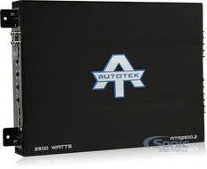 Autotek ATA2600.2 Speaker or Sub Amplifier (Bridgeable!) 2600W Max ATA Series Bridgeable 2-Channel Class A/B Sonic... N2
