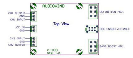 Electronics-Salon Dual Ch. Audio Hi-Definition Sound Processor Module, based on BA3884 N3