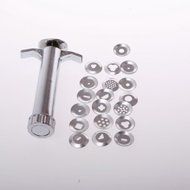 19 Heads Sugarcraft Clay Gun Craft Cake Decorating Pastry Baking Supplies Molds N5