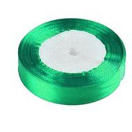 25 yards/roll 6mm Single Face Satin Ribbon Decor Gift Packing Christmas Ribbons-Dark Green N10