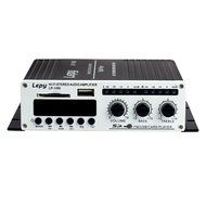 Lepy LP-V9S Digital 2x25W Mini Hi-fi Stereo Power Amplifier with Remote Control and 3A Power Cable Support USB... N8