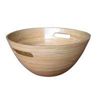 Nuru Massage Gel Mixing Bamboo Wood Bowl 10 inch