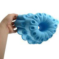 Wilten 9.4&quot; Peacock Feather Shaped Silicone Non Stick Pastry Cake Bread Cheese Anniversary Bachelorette Birthday... N3