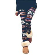 PHOTNO Casual Women Lady Skinny Geometric Print Stretchy Jegging Pants Slim Leggings N61