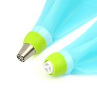 Piping Bags, MCIRCO 3 X ColorSwirl 3-Color Coupler for Large Size Russian Piping Tips and 3 X Reusable Pastry... N38