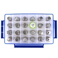 Piping Bags, MCIRCO 3 X ColorSwirl 3-Color Coupler for Large Size Russian Piping Tips and 3 X Reusable Pastry... N42