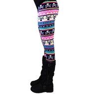 PHOTNO Casual Women Lady Skinny Geometric Print Stretchy Jegging Pants Slim Leggings N68