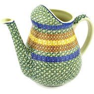 Polish Pottery Pitcher 71 oz Mediterranean Sea N3