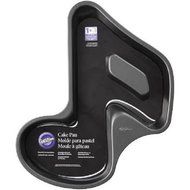 Wilton Non-Stick Musical Note-Shaped cake pan birthday band base